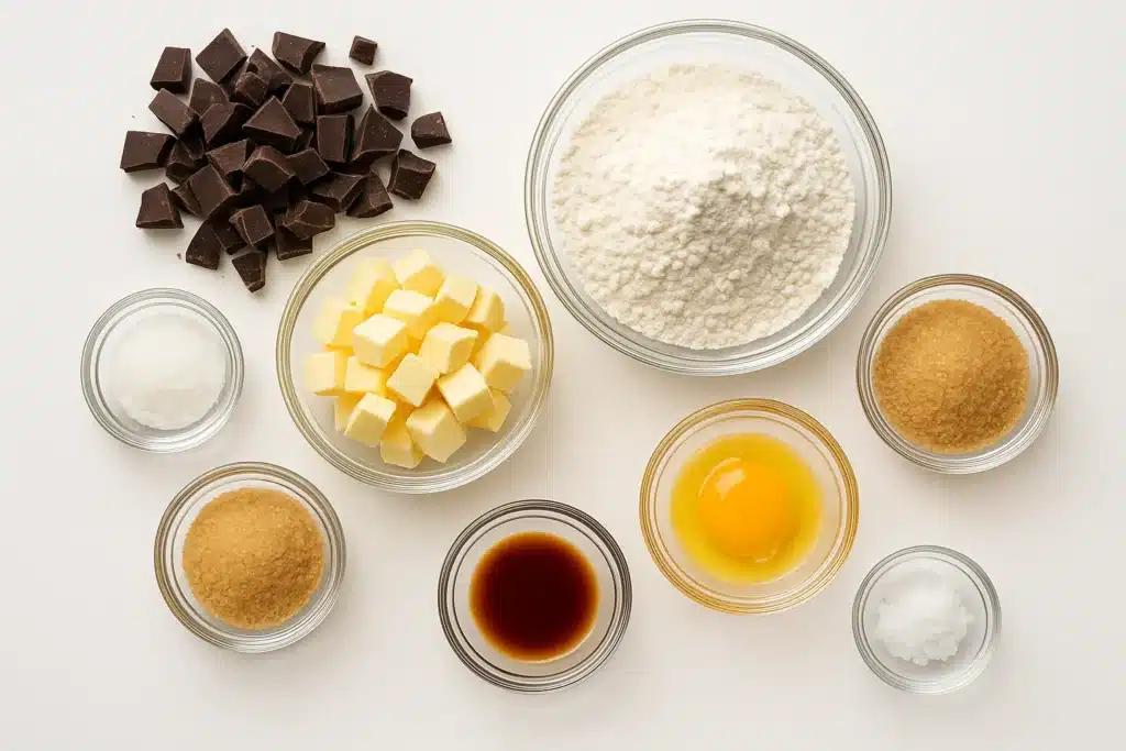 Salted Chocolate Chunk Shortbread Cookies 2 Salted Chocolate Chunk Shortbread Cookies