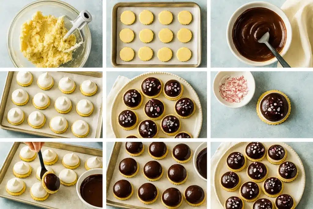 Peppermint Patty Shortbreads 3 Peppermint Patty Shortbreads