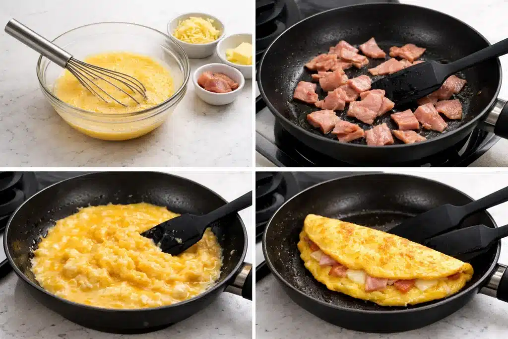 Beef and Cheese Omelette