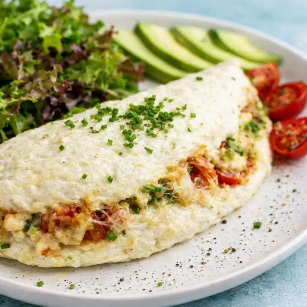 Fluffy Egg White Omelette