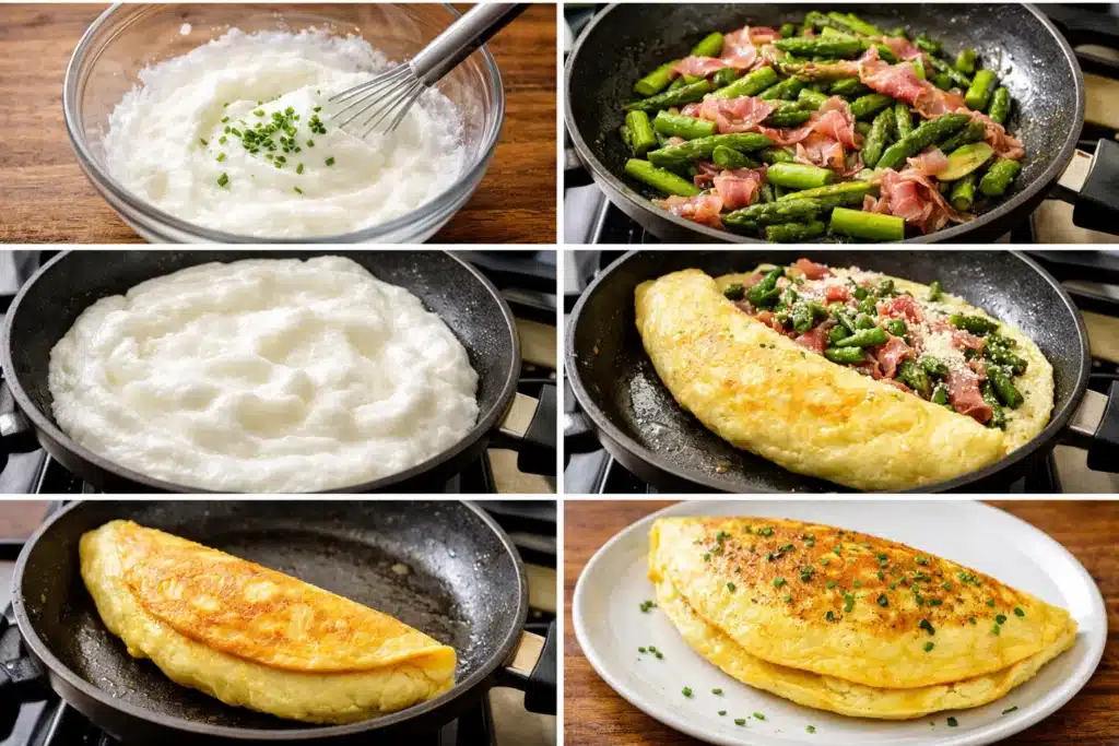Fluffy Egg White Omelette