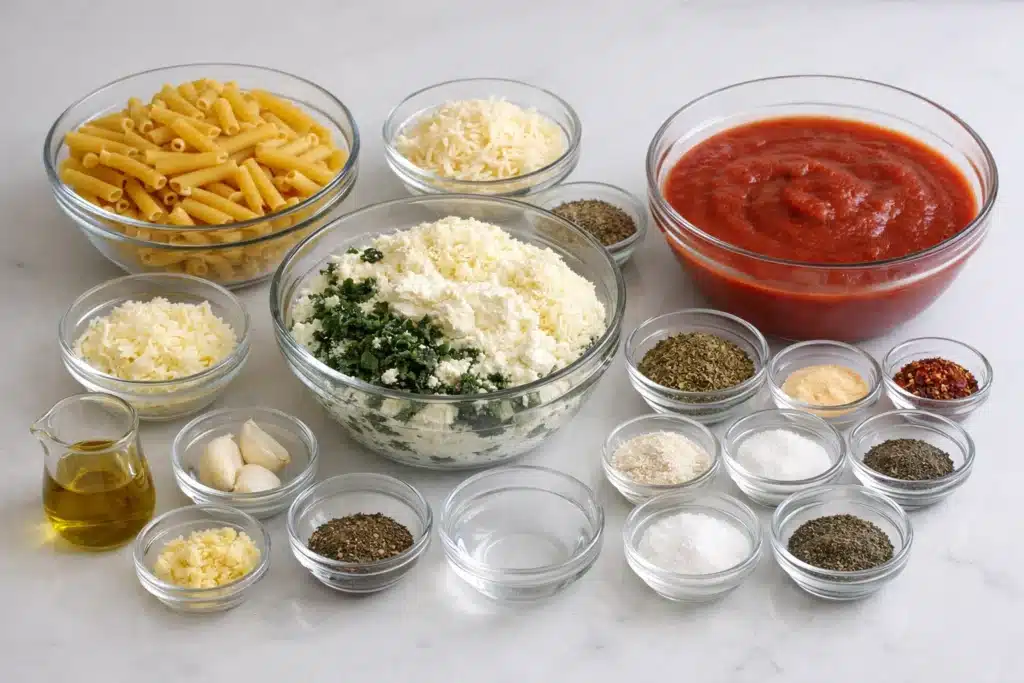 Spinach Ricotta Pasta Bake 2 Spinach Ricotta Pasta Bake