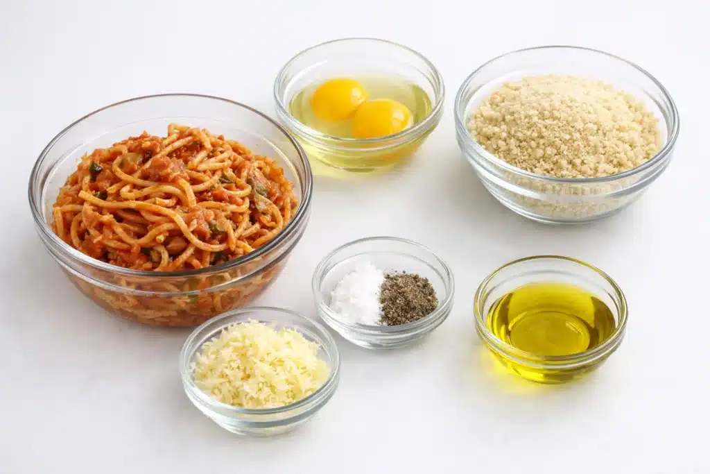 Leftover Pasta Fritters 2 Leftover Pasta Fritters