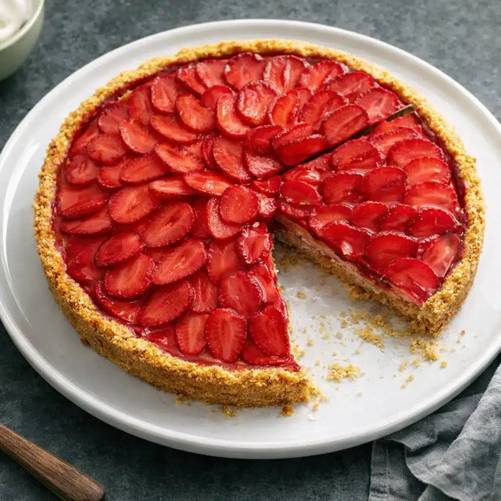 Strawberry Icebox Pie