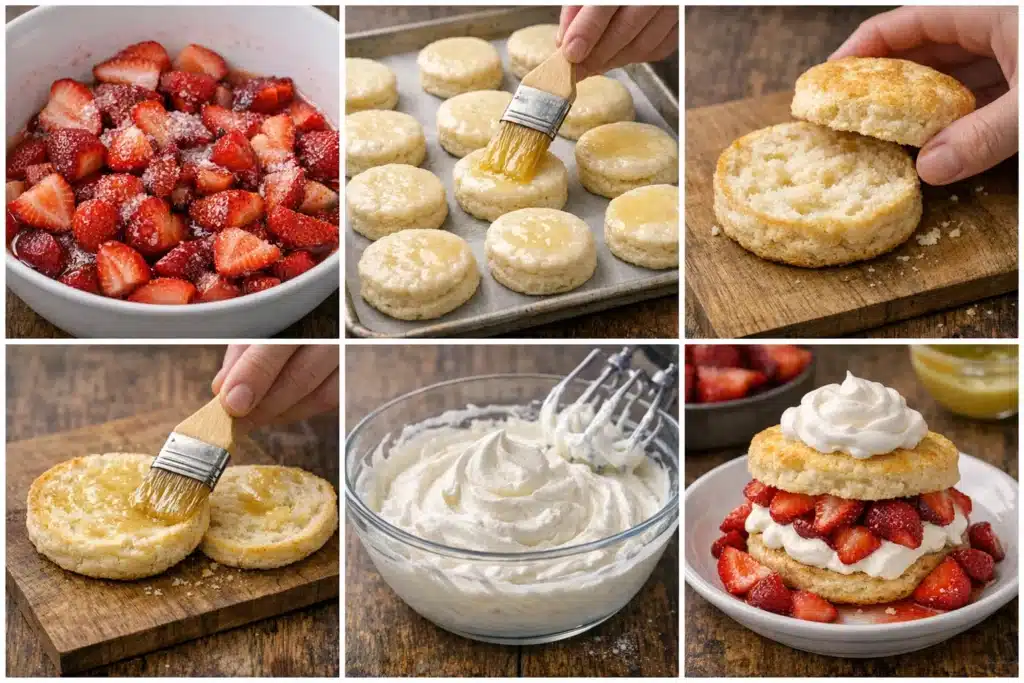 Strawberry Shortcake Recipe – The Best Homemade Classic Dessert 3 Strawberry Shortcake Recipe
