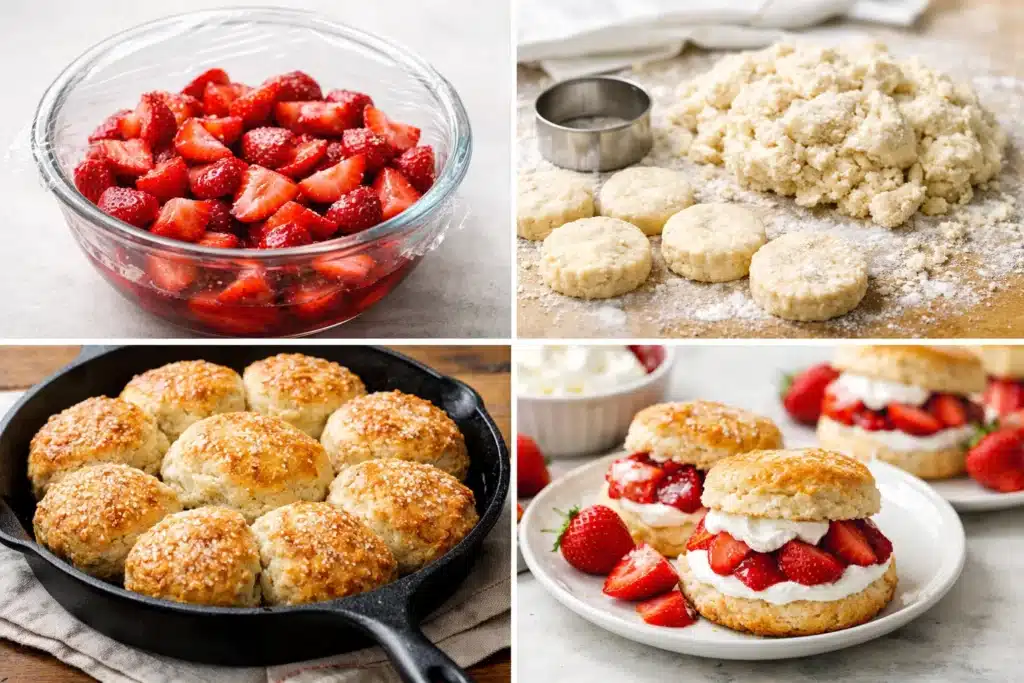 Homemade Strawberry Shortcake