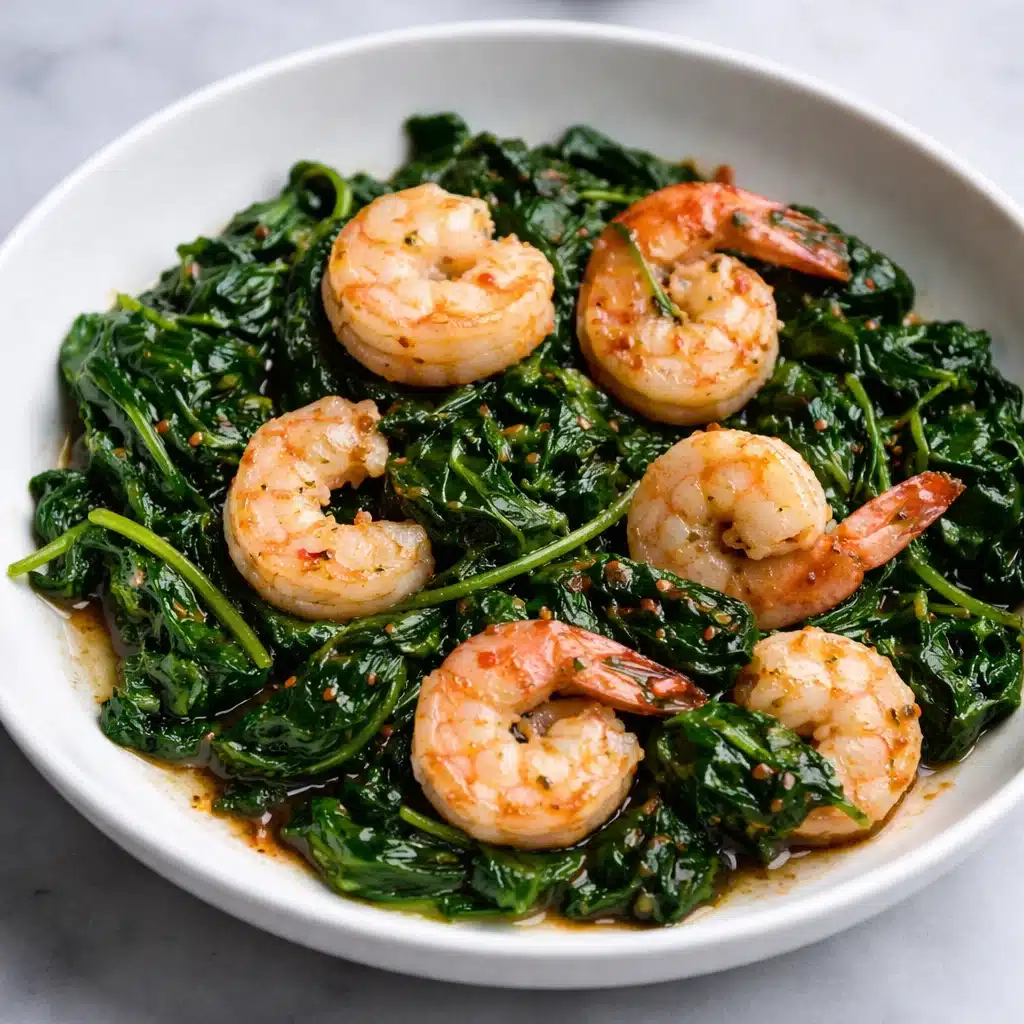 Shrimp and Spinach