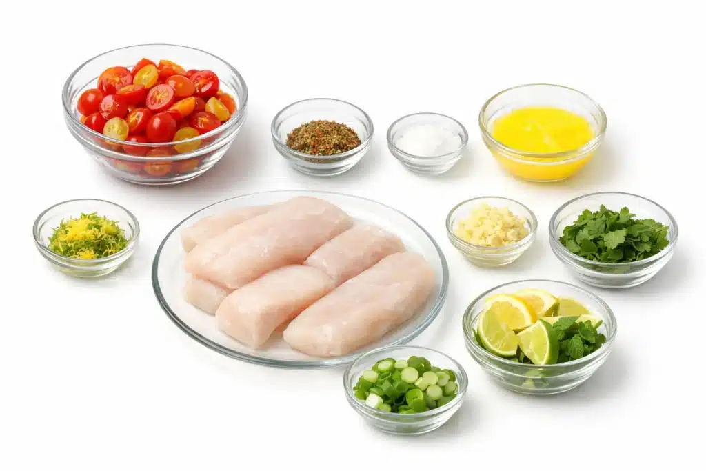 Roasted Fish With Spice Butter and Tomatoes