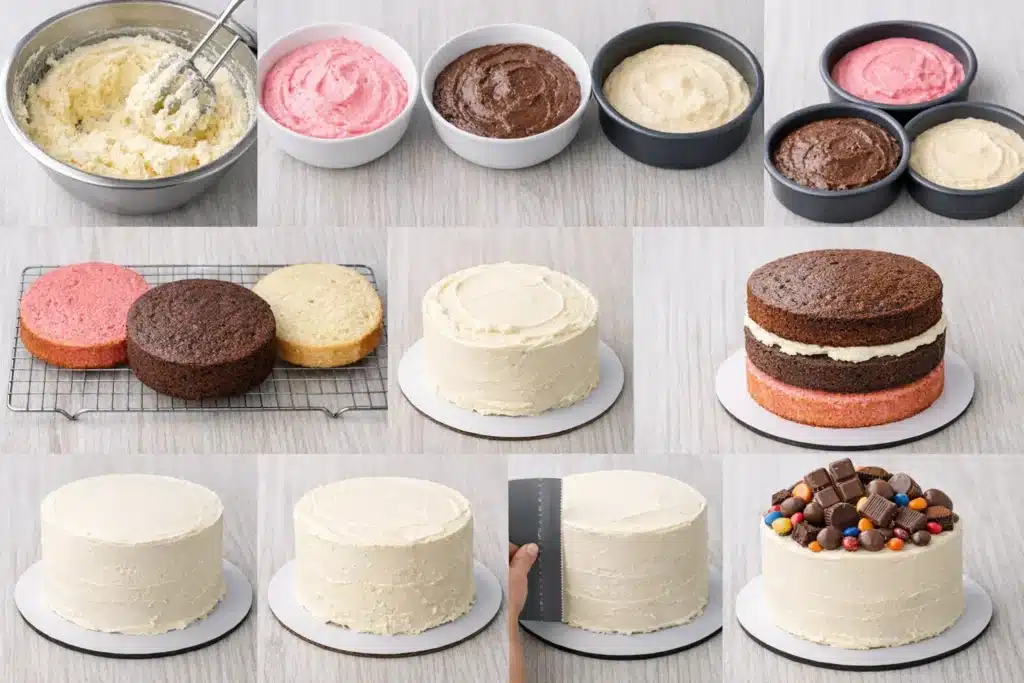 Neapolitan Cake Recipe