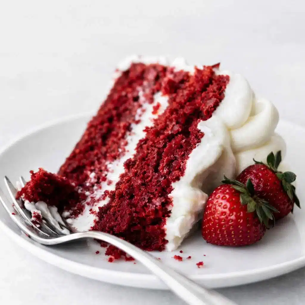 Red Velvet Cake with Cream Cheese Frosting