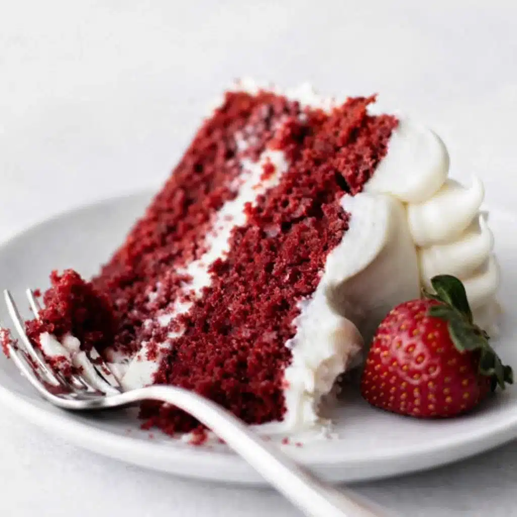 Red Velvet Cake with Cream Cheese Frosting