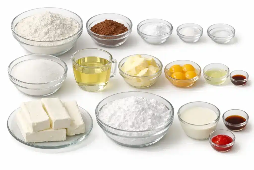 Red Velvet Cake with Cream Cheese Frosting