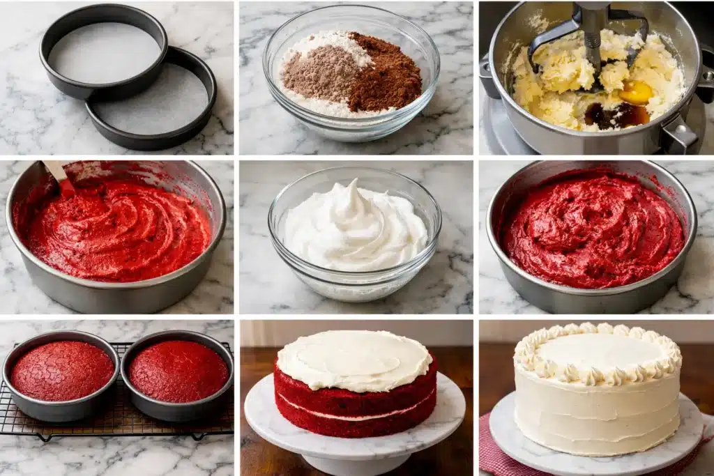 Red Velvet Cake with Cream Cheese Frosting