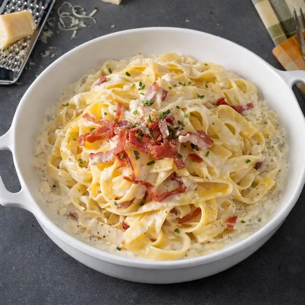 Prosciutto and Parmesan Pasta