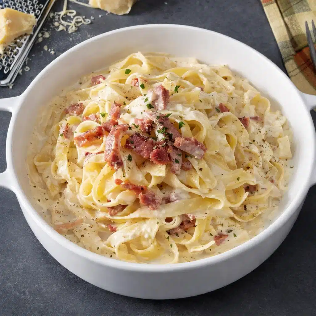 Prosciutto and Parmesan Pasta