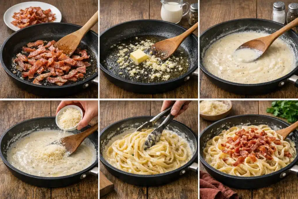 Prosciutto and Parmesan Pasta