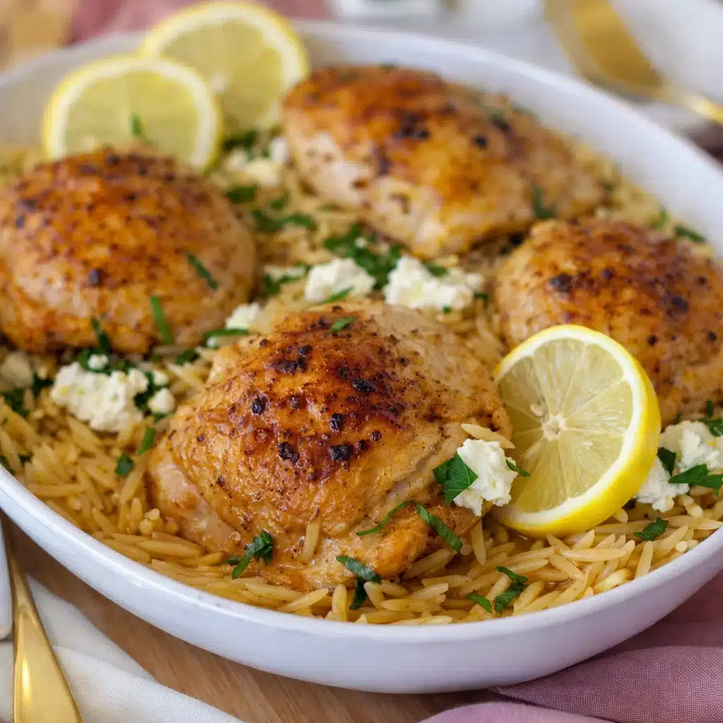 One-Pan Greek Chicken and Risoni