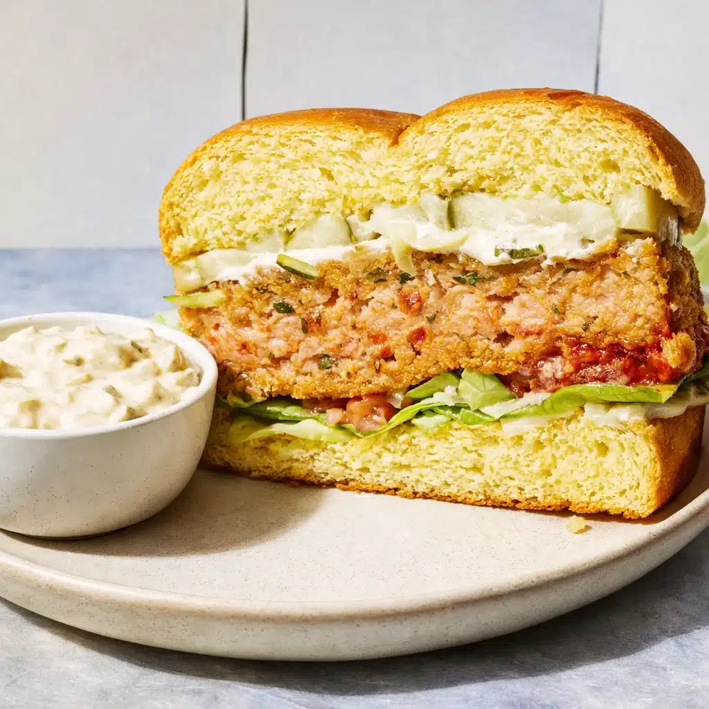 Shrimp Po’ Boy Burgers