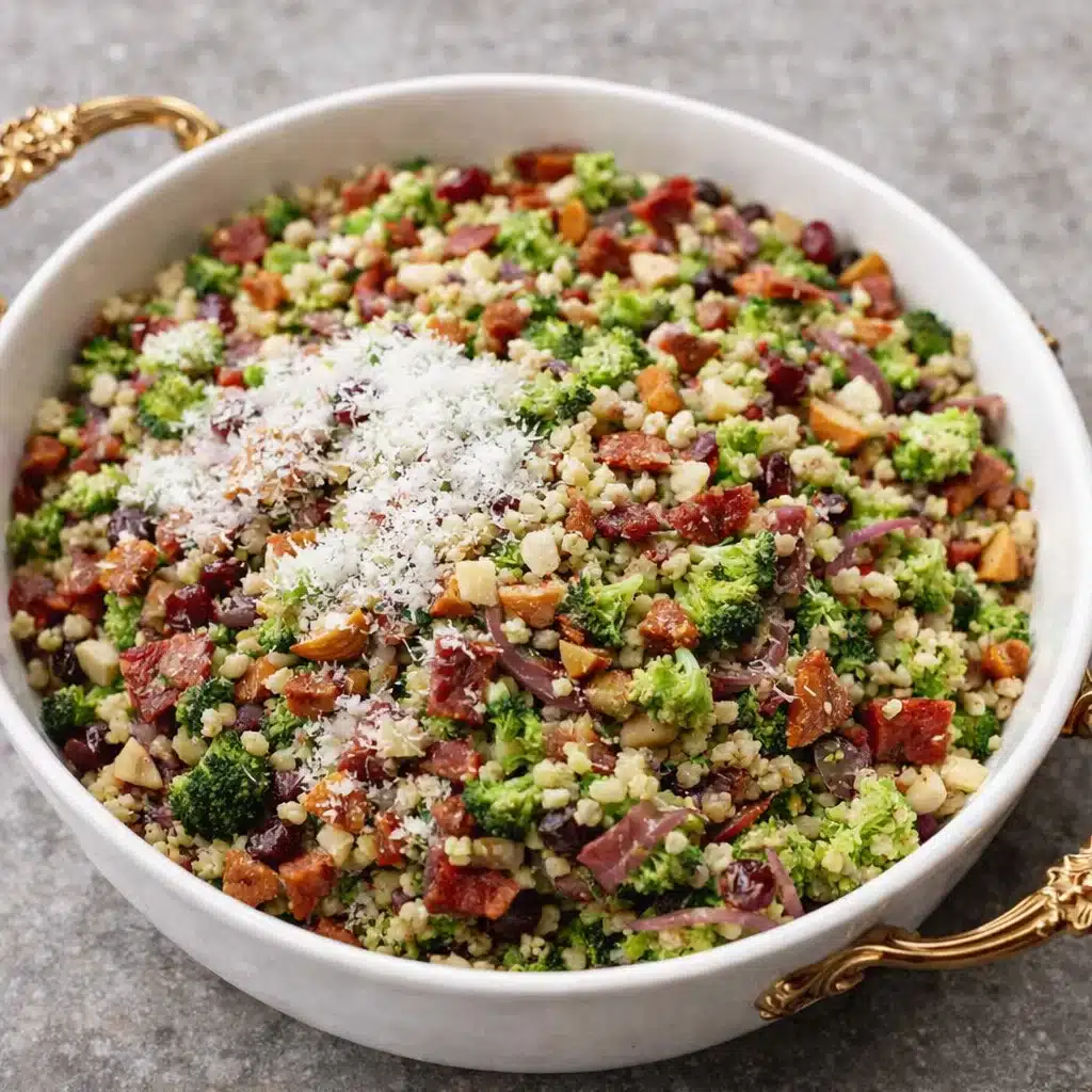 Broccoli Pearl Crunch Salad