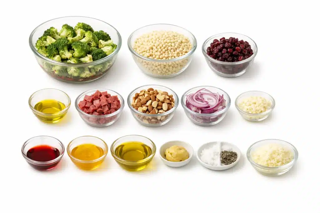 Broccoli Pearl Crunch Salad