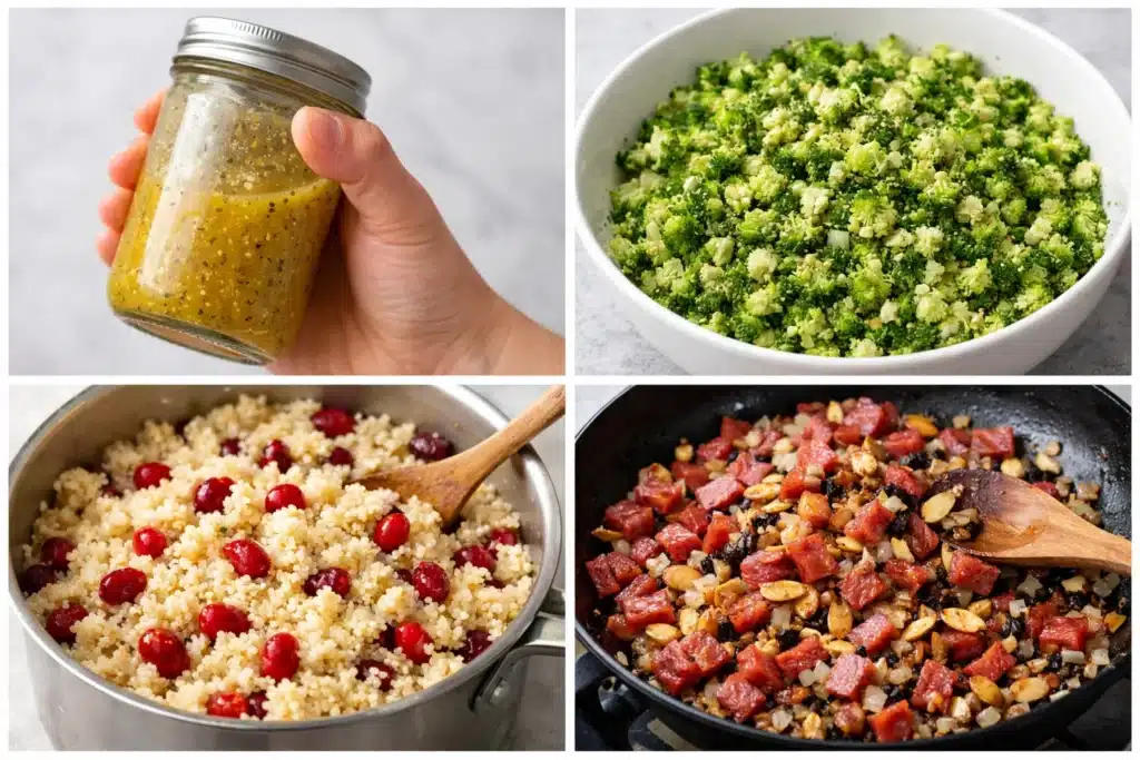 Broccoli Pearl Crunch Salad