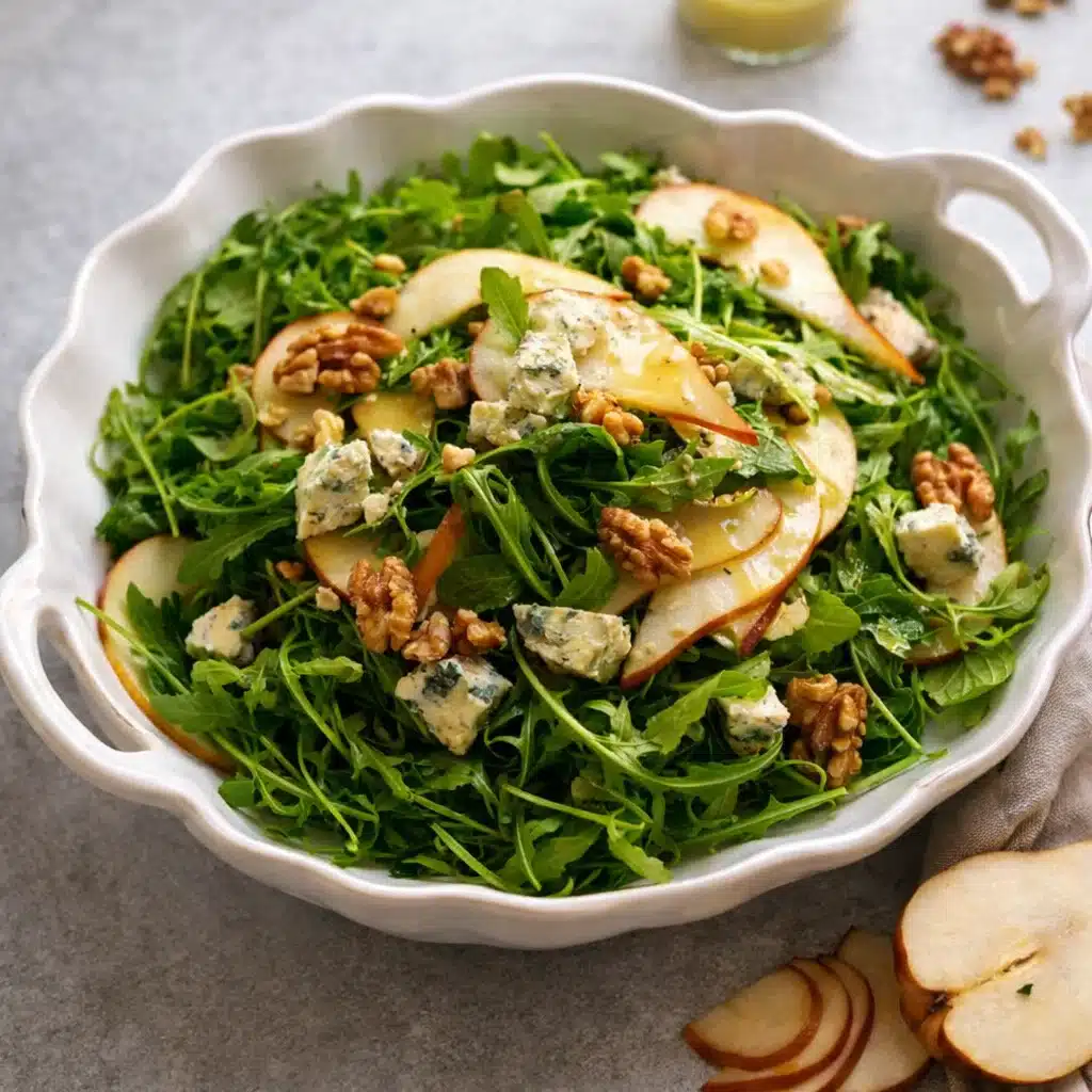 Pear Salad with blue cheese