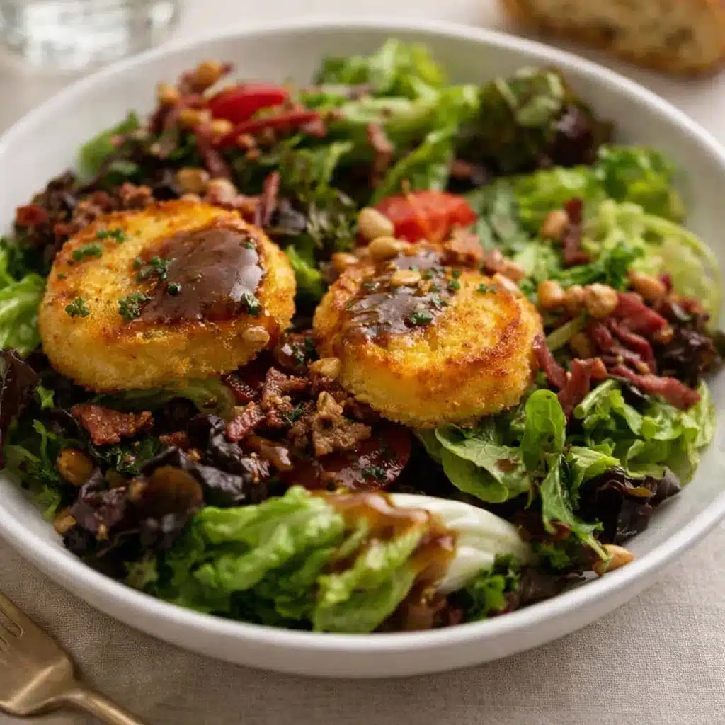 Warm French Goat’s Cheese Salad