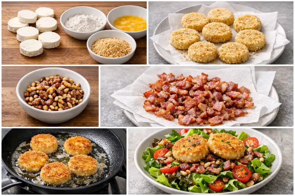 Warm French Goat’s Cheese Salad