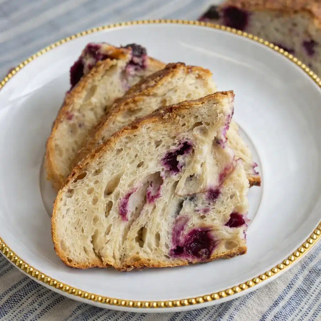 Lemon Blueberry Sourdough Bread