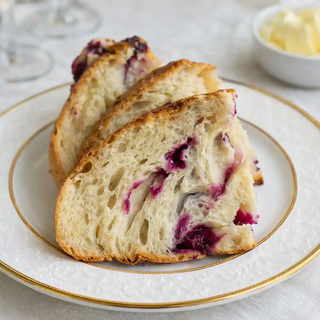 Lemon Blueberry Sourdough Bread