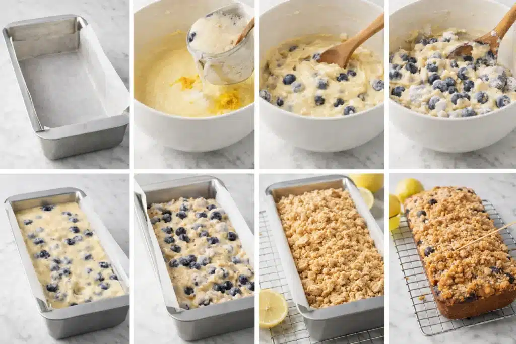 Easy Sourdough Blueberry Bread