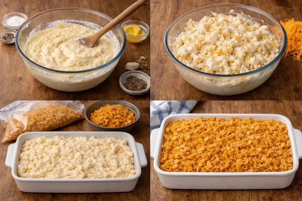 Funeral Potatoes with Hashbrowns 3 Funeral Potatoes with Hashbrowns