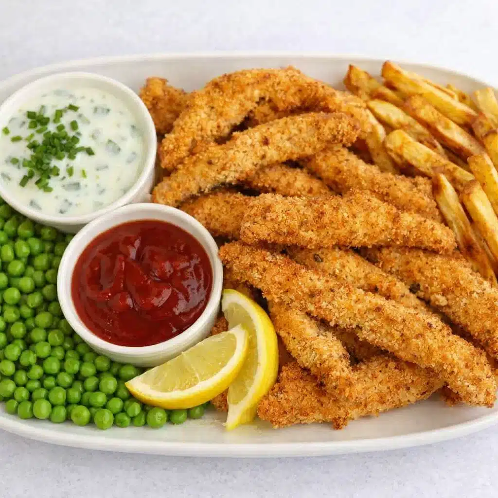 homemade fish fingers