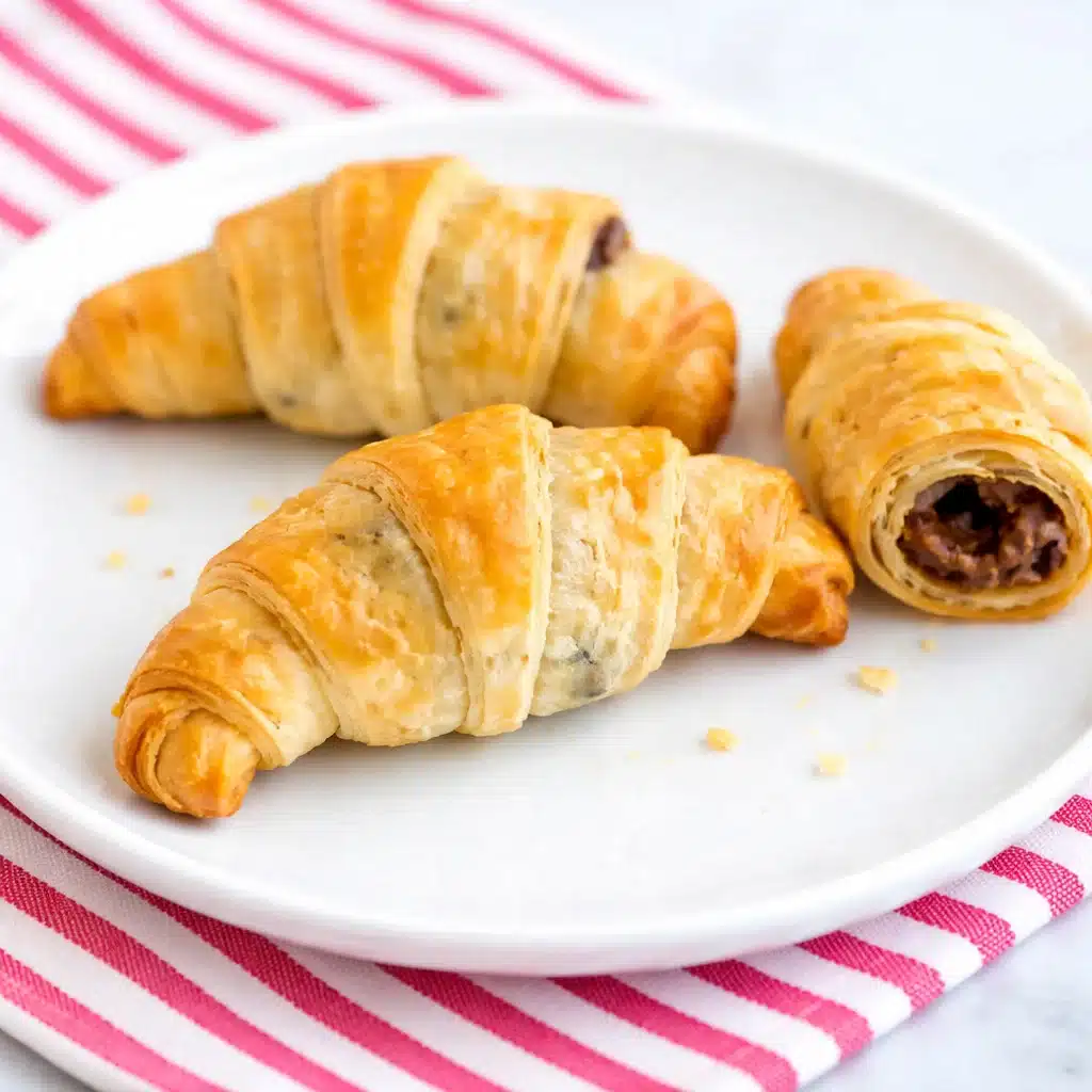 Quick Easy Chocolate Croissants