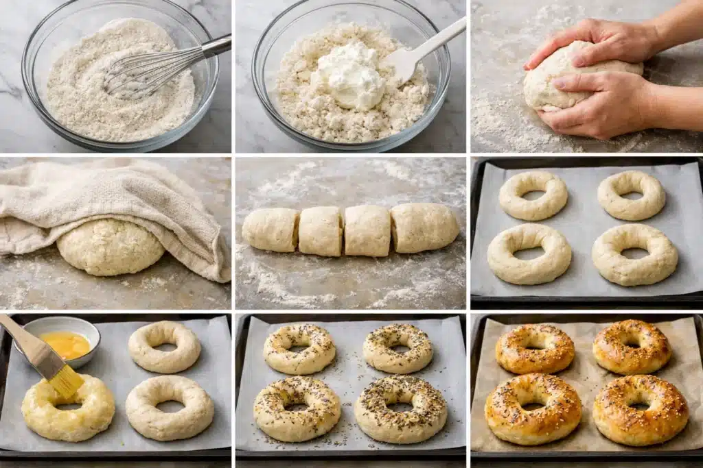 Greek Yogurt Bagels – Soft, Chewy, High-Protein Bagels Made Easy at Home 3 Greek yogurt bagels