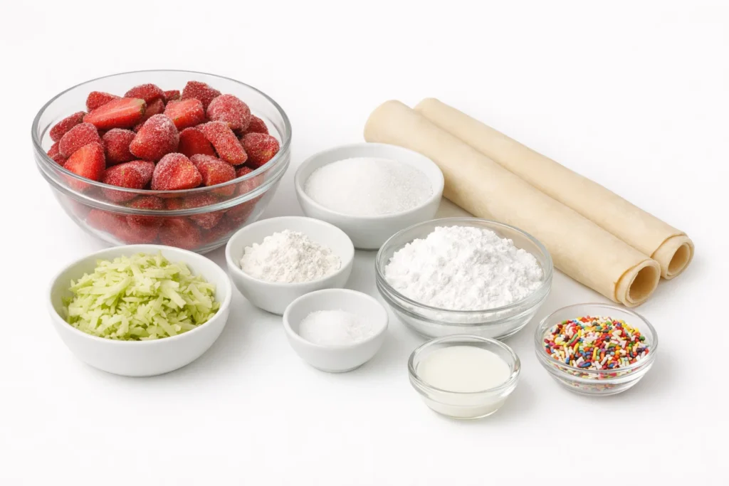 Strawberry Pop Tart Pie