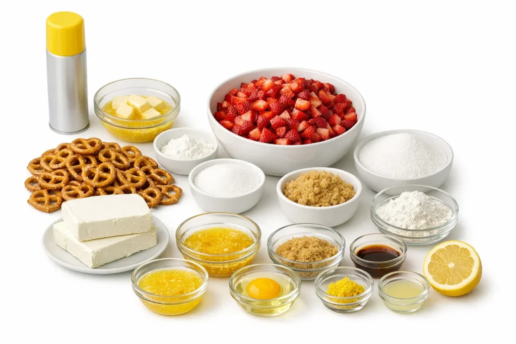 Strawberry Pretzel Bars 2 Strawberry Pretzel Bars