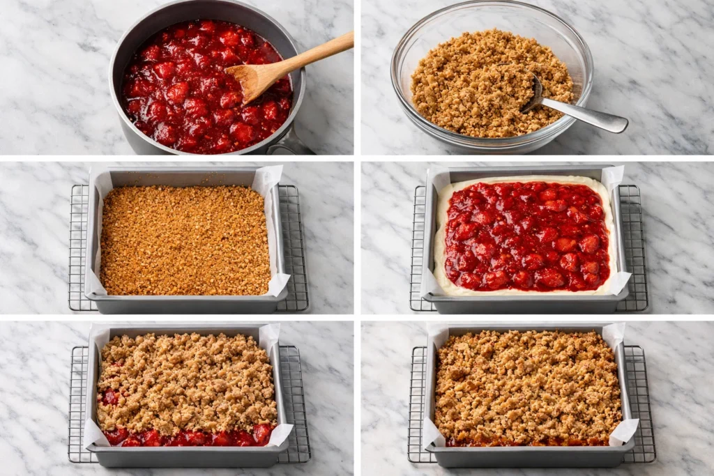 Strawberry Pretzel Bars 3 Strawberry Pretzel Bars