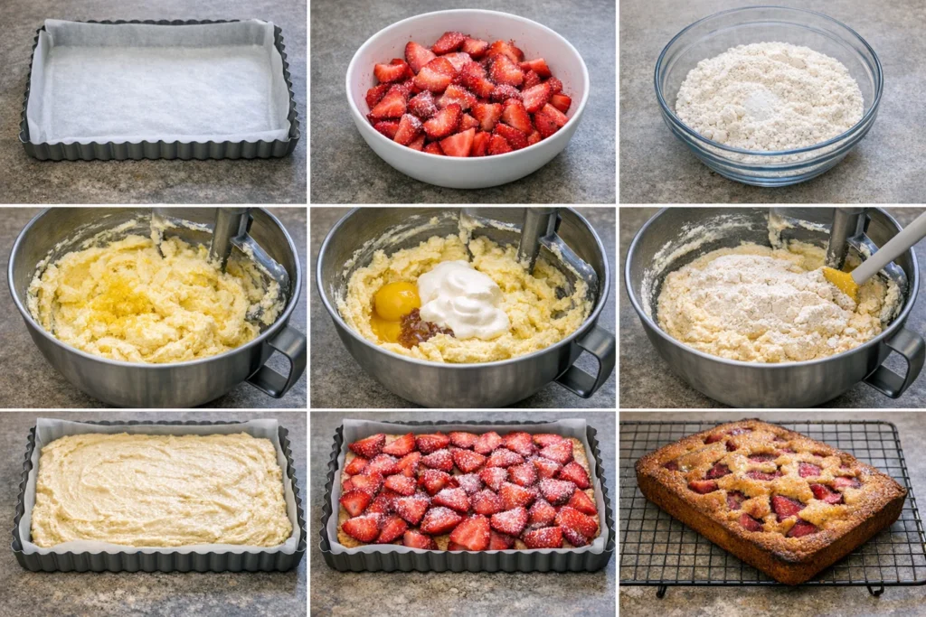 Super-Simple Strawberry Cake