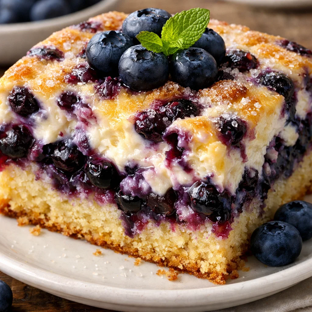 Nova Scotia Blueberry Cream Cake
