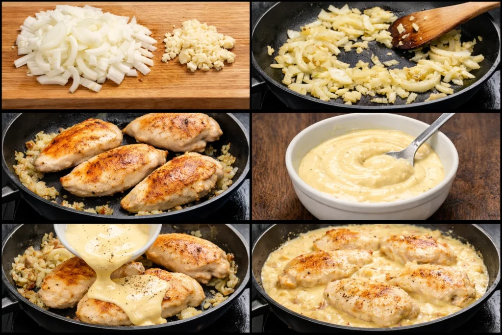 Poulet Minceur à la Moutarde et au Yaourt