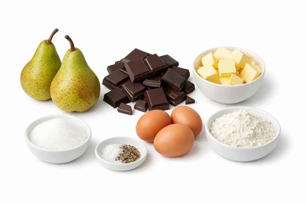 Gâteau Poire Chocolat Ultra Fondant