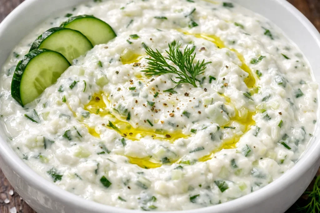 Sauce grecque au concombre