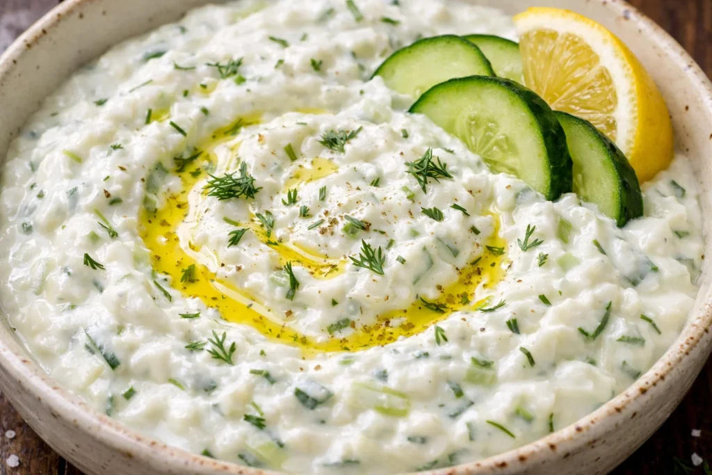 Sauce grecque au concombre