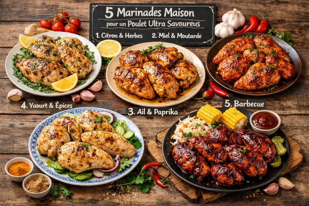 5 Marinades Maison