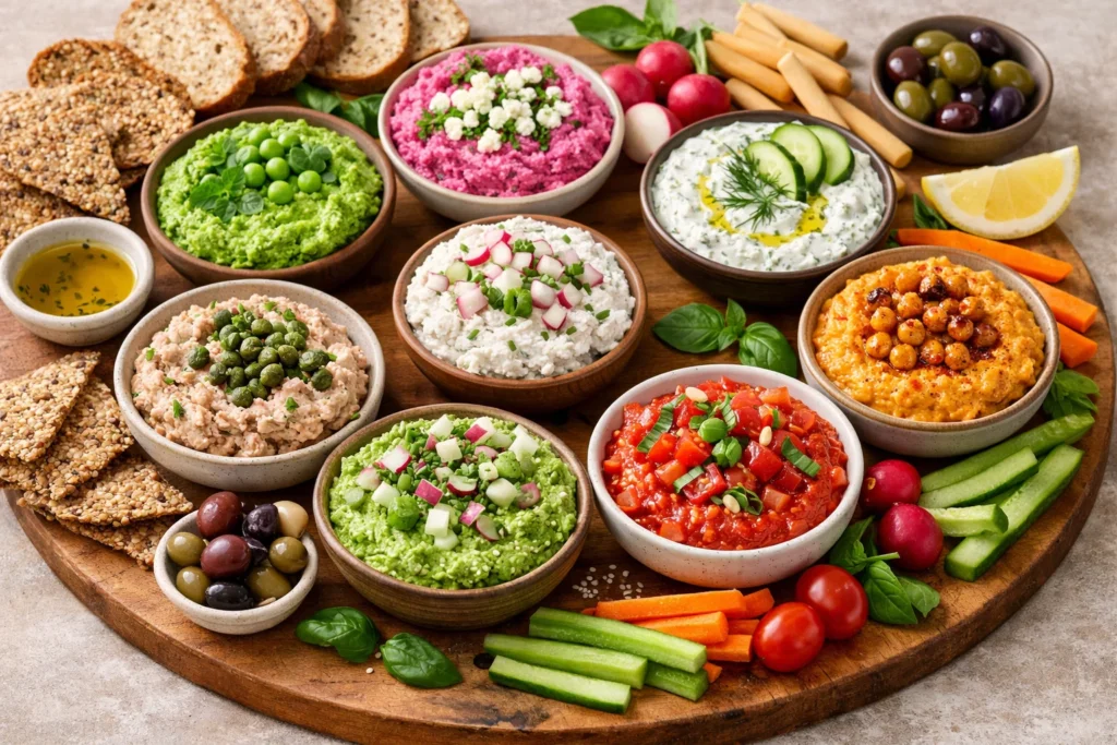 Tartinades Fraîches de Printemps