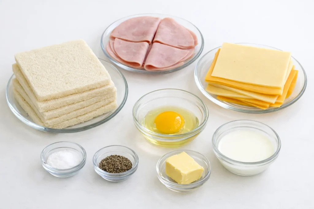 Rouleaux de Pain de Mie au Jambon et au Fromage