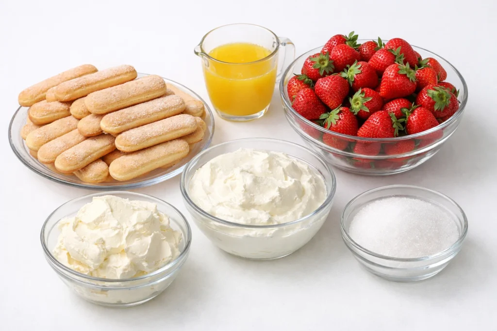 Charlotte aux Fraises et Mascarpone