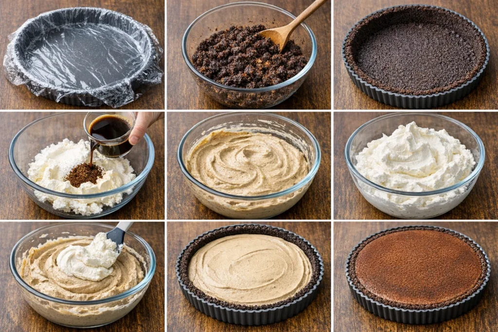 Tarte gourmande au café