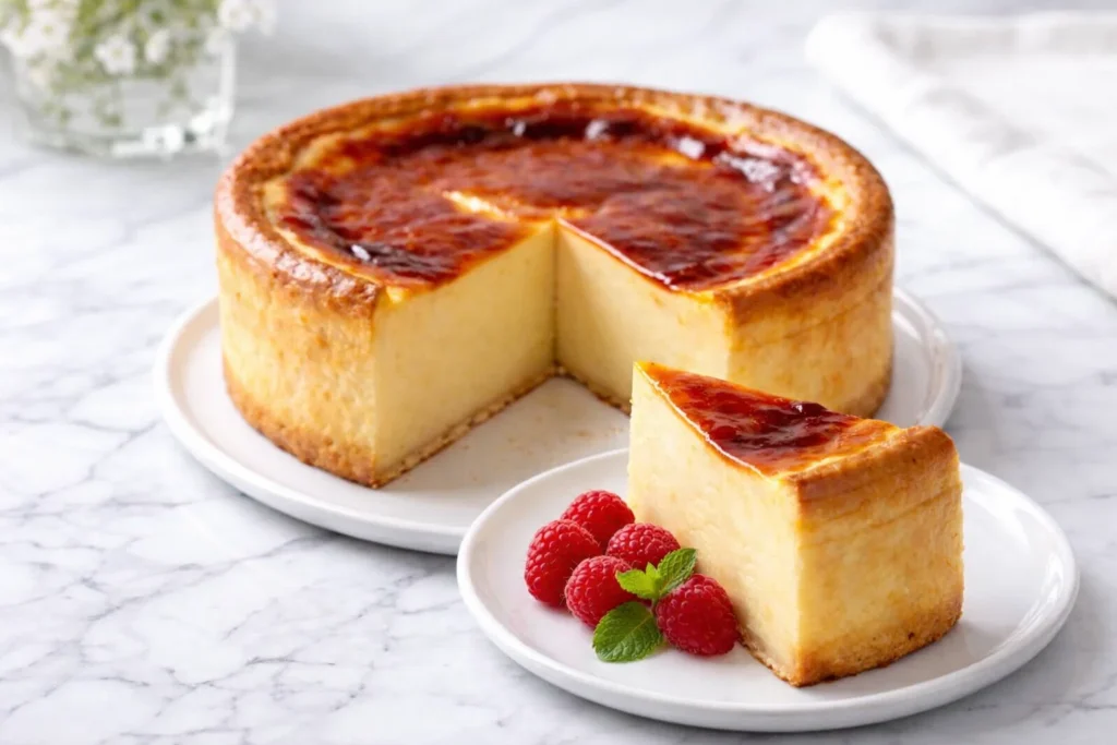 Un flan très crémeux